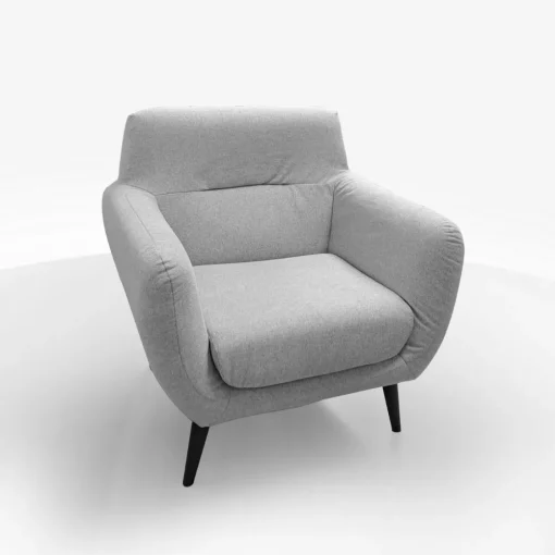 Bissolo Casa Poltrone<POLTRONA EMMA IN TESSUTO GRIGIO CHIARO: vendita online POLTRONA EMMA IN TESSUTO GRIGIO CHIARO in offerta
