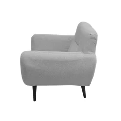 Bissolo Casa Poltrone<POLTRONA EMMA IN TESSUTO GRIGIO CHIARO: vendita online POLTRONA EMMA IN TESSUTO GRIGIO CHIARO in offerta
