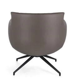 Bissolo Casa Poltrone<POLTRONA GIREVOLE VERMONT IN ECOPELLE TORTORA: vendita online POLTRONA GIREVOLE VERMONT IN ECOPELLE TORTORA in offerta