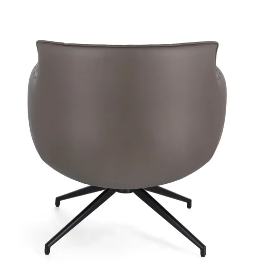 Bissolo Casa Poltrone<POLTRONA GIREVOLE VERMONT IN ECOPELLE TORTORA: vendita online POLTRONA GIREVOLE VERMONT IN ECOPELLE TORTORA in offerta