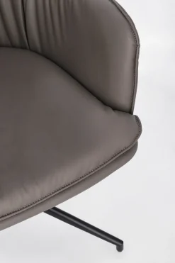 Bissolo Casa Poltrone<POLTRONA GIREVOLE VERMONT IN ECOPELLE TORTORA: vendita online POLTRONA GIREVOLE VERMONT IN ECOPELLE TORTORA in offerta