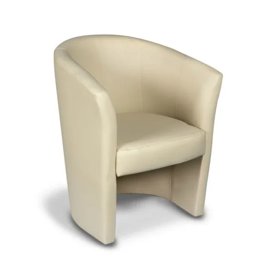 Bissolo Casa Poltrone<Poltrona in Ecopelle da Salotto: Modello Pegasus Beige