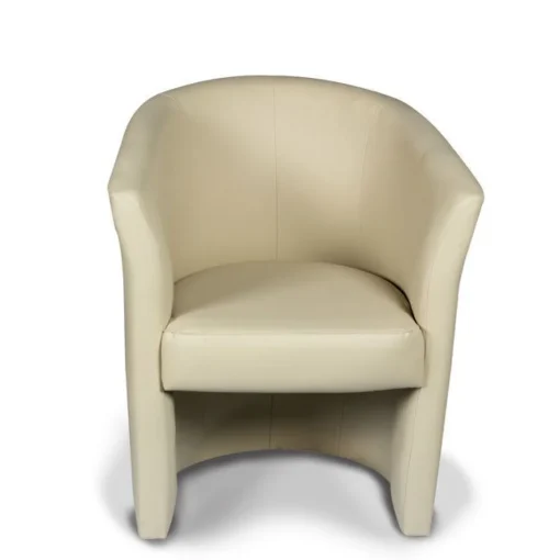 Bissolo Casa Poltrone<Poltrona in Ecopelle da Salotto: Modello Pegasus Beige