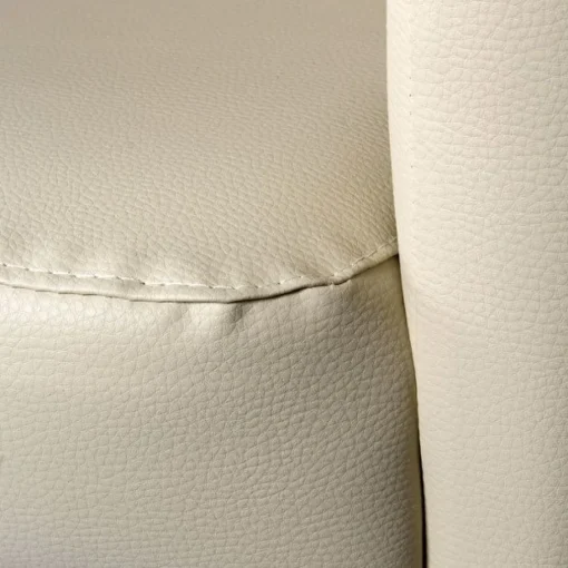Bissolo Casa Poltrone<Poltrona in Ecopelle da Salotto: Modello Pegasus Beige