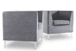 Bissolo Casa Poltrone<POLTRONA LETIZIA IN TESSUTO GRIGIO : vendita online POLTRONA LETIZIA IN TESSUTO GRIGIO in offerta
