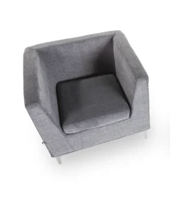 Bissolo Casa Poltrone<POLTRONA LETIZIA IN TESSUTO GRIGIO : vendita online POLTRONA LETIZIA IN TESSUTO GRIGIO in offerta
