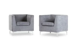 Bissolo Casa Poltrone<POLTRONA LETIZIA IN TESSUTO GRIGIO : vendita online POLTRONA LETIZIA IN TESSUTO GRIGIO in offerta