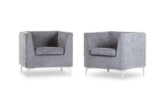 Bissolo Casa Poltrone<POLTRONA LETIZIA IN TESSUTO GRIGIO : vendita online POLTRONA LETIZIA IN TESSUTO GRIGIO in offerta