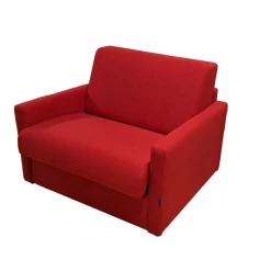 Bissolo Casa Divani Letto<POLTRONA LETTO MOD. MADRID CON RETE ELETTROSALDATA IN TESSUTO ROSSO: vendita online POLTRONA LETTO MOD. MADRID CON RETE ELETTROSALDATA IN TESSUTO ROSSO in offerta