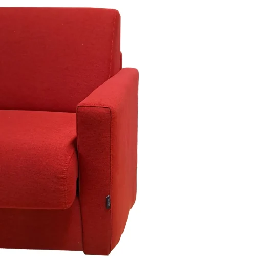Bissolo Casa Divani Letto<POLTRONA LETTO MOD. MADRID CON RETE ELETTROSALDATA IN TESSUTO ROSSO: vendita online POLTRONA LETTO MOD. MADRID CON RETE ELETTROSALDATA IN TESSUTO ROSSO in offerta