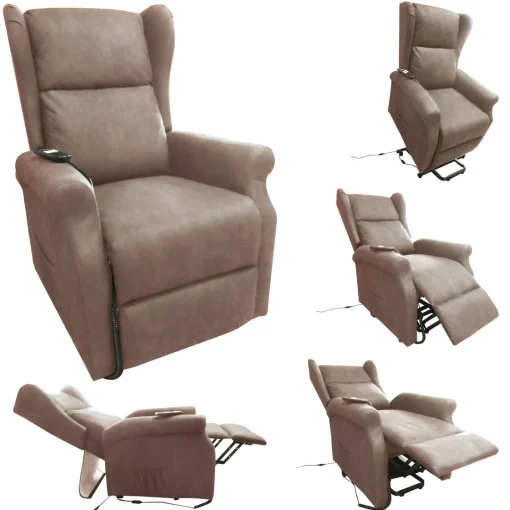 Bissolo Casa Poltrone Relax<POLTRONA RELAX 2 MOTORI ELETTRICI IN TESSUTO BEIGE: vendita online POLTRONA RELAX 2 MOTORI ELETTRICI IN TESSUTO BEIGE in offerta