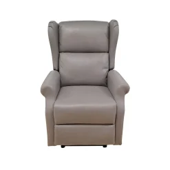 Bissolo Casa Poltrone Relax<POLTRONA RELAX CON RECLINER MANUALE IN TESSUTO GRIGIO CHIARO : vendita online POLTRONA RELAX CON RECLINER MANUALE IN TESSUTO GRIGIO CHIARO in offerta