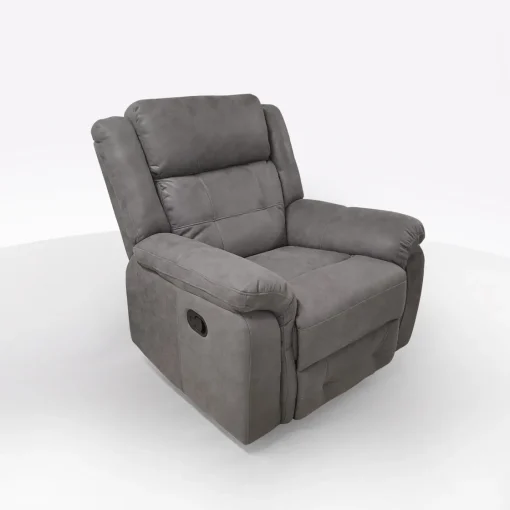 Bissolo Casa Poltrone Relax<POLTRONA RELAX MANUALE IN TESSUTO GRIGIO: vendita online POLTRONA RELAX MANUALE IN TESSUTO GRIGIO in offerta