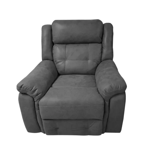 Bissolo Casa Poltrone Relax<POLTRONA RELAX MANUALE IN TESSUTO GRIGIO: vendita online POLTRONA RELAX MANUALE IN TESSUTO GRIGIO in offerta
