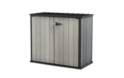 Bissolo Casa Mobili In Resina E Ferro|Mobili In Resina E Ferro<PORTA ATTREZZI PATIO-STORE 139,5X77 H 120CM GRIGIO : vendita online PORTA ATTREZZI PATIO-STORE 139,5X77 H 120CM GRIGIO in offerta