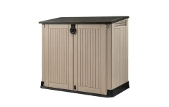 Bissolo Casa Mobili In Resina E Ferro|Mobili In Resina E Ferro<PORTA ATTREZZI STORE-IT-OUT MIDI CM 132X71,5 H.113,5 BEIGE/MARRONE: vendita online PORTA ATTREZZI STORE-IT-OUT MIDI CM 132X71,5 H.113,5 BEIGE/MARRONE in offerta