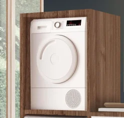 Bissolo Casa Mobili Per Lavanderia<PORTA LAVATRICE/ASCIUGATRICE A GIORNO NOCE