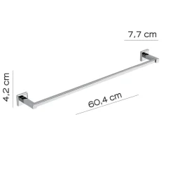 Bissolo Casa Porta Asciugamani<PORTA SALVIETTE COLORADO CROMATO 60CM