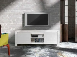 Bissolo Casa Porta Tv In Arte Povera<PORTA TV IN ABETE BIANCO: vendita online PORTA TV IN ABETE BIANCO in offerta