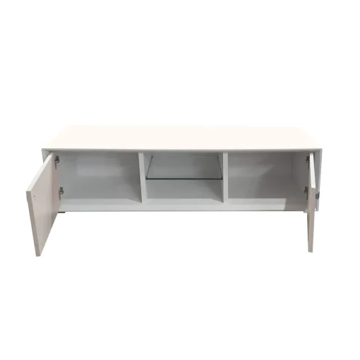 Bissolo Casa Porta Tv|Porta Tv<PORTA TV MOD. GIORNO PER GIORNO CM 155.6X45 H. 39.6 NUVOLA FRASSINO E TELE LISCIO in vendita online