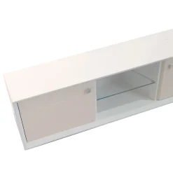 Bissolo Casa Porta Tv|Porta Tv<PORTA TV MOD. GIORNO PER GIORNO CM 155.6X45 H. 39.6 NUVOLA FRASSINO E TELE LISCIO in vendita online