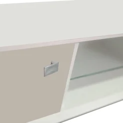 Bissolo Casa Porta Tv|Porta Tv<PORTA TV MOD. GIORNO PER GIORNO CM 155.6X45 H. 39.6 NUVOLA FRASSINO E TELE LISCIO in vendita online