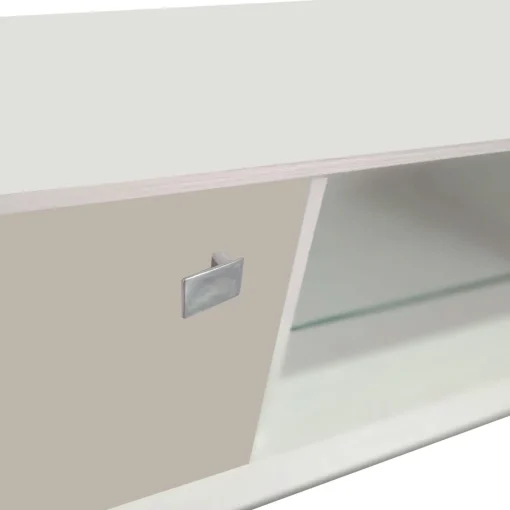 Bissolo Casa Porta Tv|Porta Tv<PORTA TV MOD. GIORNO PER GIORNO CM 155.6X45 H. 39.6 NUVOLA FRASSINO E TELE LISCIO in vendita online