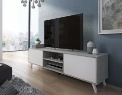 Bissolo Casa Porta Tv|Porta Tv<PORTA TV MOD. NIMES BETON E RUSTICA: vendita online PORTA TV MOD. NIMES BETON E RUSTICA in offerta