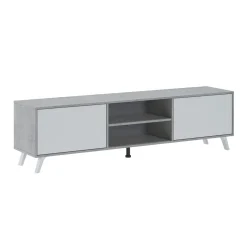 Bissolo Casa Porta Tv|Porta Tv<PORTA TV MOD. NIMES BETON E RUSTICA: vendita online PORTA TV MOD. NIMES BETON E RUSTICA in offerta
