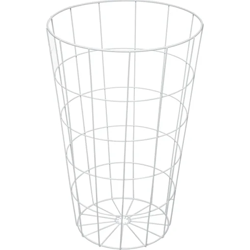 Bissolo Casa Cesti, Cestini E Portabiancheria Portabiancheria<PORTABIANCHERIA METALLO BIANCO CON FODERA E COPERCHIO 42LT 38,5X38,5X57CM: vendita online PORTABIANCHERIA METALLO BIANCO CON FODERA E COPERCHIO 42LT 38,5X38,5X57CM in offerta