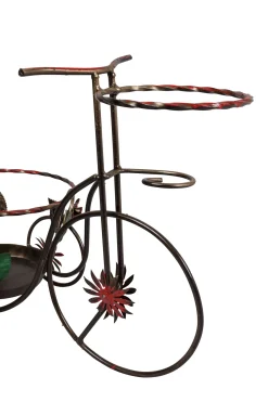 Bissolo Casa Fioriere<Portavasi a forma di bicicletta in ferro battuto