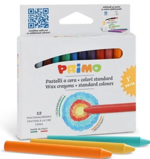 Bissolo Casa Cere<PRIMO - ASTUCCIO 12 PASTELLI A CERA : vendita online PRIMO - ASTUCCIO 12 PASTELLI A CERA in offerta