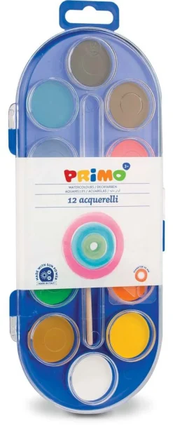 Bissolo Casa Pittura E Accessori Acquerelli<PRIMO - SET 12 ACQUERELLI 30MM: vendita online PRIMO - SET 12 ACQUERELLI 30MM in offerta
