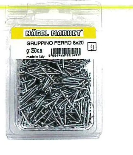 Bissolo Casa Viti, Chiodi E Bulloni<PUNTE GRUPPINO 8X25 G250 E1: vendita online PUNTE GRUPPINO 8X25 G250 E1 in offerta