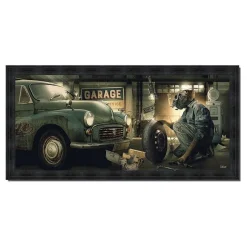 Bissolo Casa Quadri<QUADRO GARAGE D'EPOCA 63X140CM: vendita online QUADRO GARAGE D'EPOCA 63X140CM in offerta