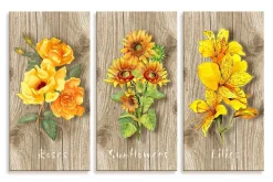 Bissolo Casa Quadri<QUADRO SU TELA DAY SUNFLOWERS 38X75 CM ASSORTITO: vendita online QUADRO SU TELA DAY SUNFLOWERS 38X75 CM ASSORTITO in offerta