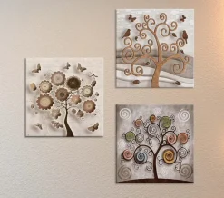 Bissolo Casa Quadri<QUADRO SU TELA WORLD TREE 57X57 CM ASSORTITO: vendita online QUADRO SU TELA WORLD TREE 57X57 CM ASSORTITO in offerta