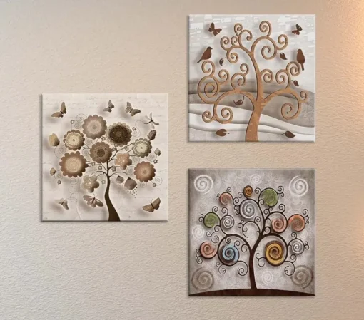 Bissolo Casa Quadri<QUADRO SU TELA WORLD TREE 57X57 CM ASSORTITO: vendita online QUADRO SU TELA WORLD TREE 57X57 CM ASSORTITO in offerta