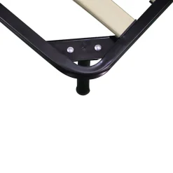 Bissolo Casa Reti Singole<RETE SINGOLA 80X190 IN METALLO NERO CON 7 DOGHE