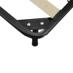 Bissolo Casa Reti Singole<RETE SINGOLA 90X190 IN METALLO NERO CON 13 DOGHE