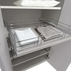 Bissolo Casa Accessori Armadi<RIPIANO ESTRAIBILE CM 87,2 GRIGIO PERLA: RIPIANO PER SOGGIORNO E CUCINA