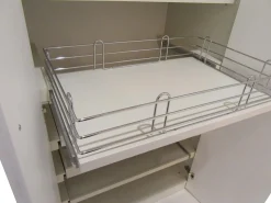 Bissolo Casa Accessori Armadi<RIPIANO ESTRAIBILE CM 87,2 GRIGIO PERLA: RIPIANO PER SOGGIORNO E CUCINA