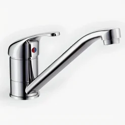 Bissolo Casa Miscelatori Cucina<Rubinetto da cucina bocca alta: rubinetto inox