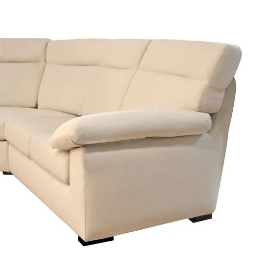 Bissolo Casa Divani Angolari<SALOTTO AMALIA ANGOLARE IN TESSUTO CREMA: vendita online SALOTTO AMALIA ANGOLARE IN TESSUTO CREMA in offerta