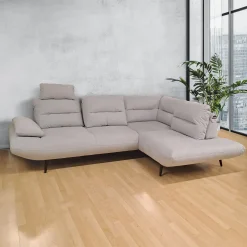 Bissolo Casa Divani Angolari<SALOTTO ANGOLARE DX CELESTE IN TESSUTO GRIGIO CHIARO: vendita online SALOTTO ANGOLARE DX CELESTE IN TESSUTO GRIGIO CHIARO in offerta