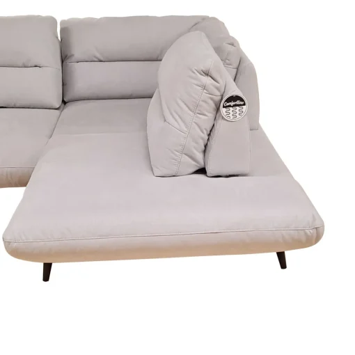 Bissolo Casa Divani Angolari<SALOTTO ANGOLARE DX CELESTE IN TESSUTO GRIGIO CHIARO: vendita online SALOTTO ANGOLARE DX CELESTE IN TESSUTO GRIGIO CHIARO in offerta