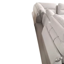 Bissolo Casa Divani Angolari<SALOTTO ANGOLARE DX CELESTE IN TESSUTO GRIGIO CHIARO: vendita online SALOTTO ANGOLARE DX CELESTE IN TESSUTO GRIGIO CHIARO in offerta