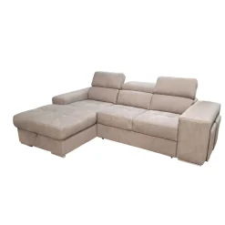 Bissolo Casa Divani Angolari<SALOTTO ANGOLARE SOFIA CON CHAISE LONGUE SX IN TESSUTO BEIGE: vendita online SALOTTO ANGOLARE SOFIA CON CHAISE LONGUE SX IN TESSUTO BEIGE in offerta