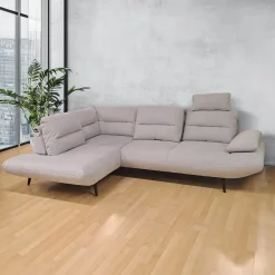 Bissolo Casa Divani Angolari<SALOTTO ANGOLARE SX CELESTE IN TESSUTO GRIGIO CHIARO: vendita online SALOTTO ANGOLARE SX CELESTE IN TESSUTO GRIGIO CHIARO in offerta