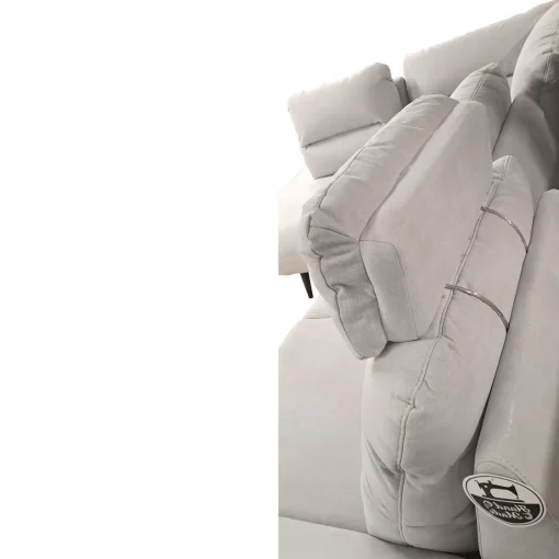 Bissolo Casa Divani Angolari<SALOTTO ANGOLARE SX CELESTE IN TESSUTO GRIGIO CHIARO: vendita online SALOTTO ANGOLARE SX CELESTE IN TESSUTO GRIGIO CHIARO in offerta